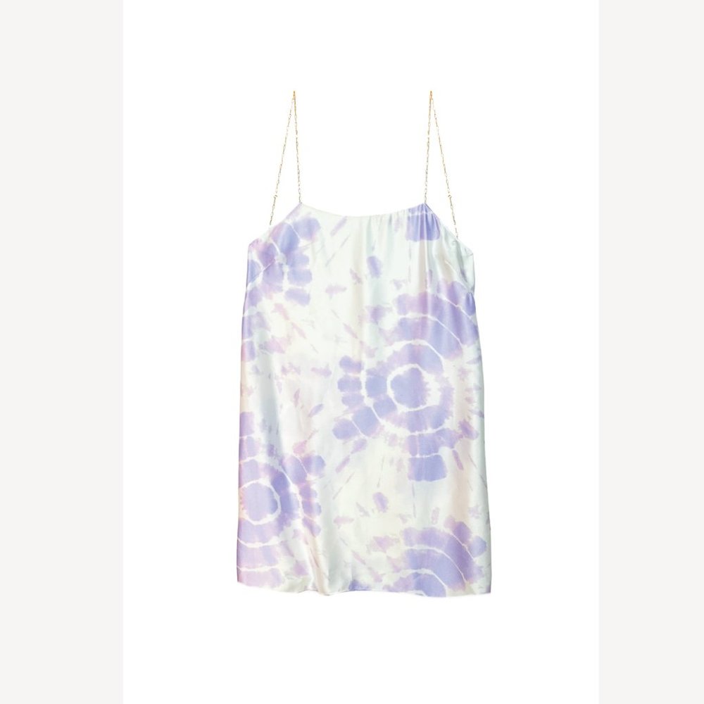 Tie Dye Silk Cami Dress - Picture 2 of 4